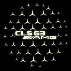 MERCEDES BENZ LOGO PROJECTOT LIGHTS Nr.03 (Menge 1 = 1 Sätze/2 Türleuchten)