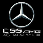 MERCEDES BENZ LOGO PROJECTOT LIGHTS Nr.03 (Menge 1 = 1 Sätze/2 Türleuchten)