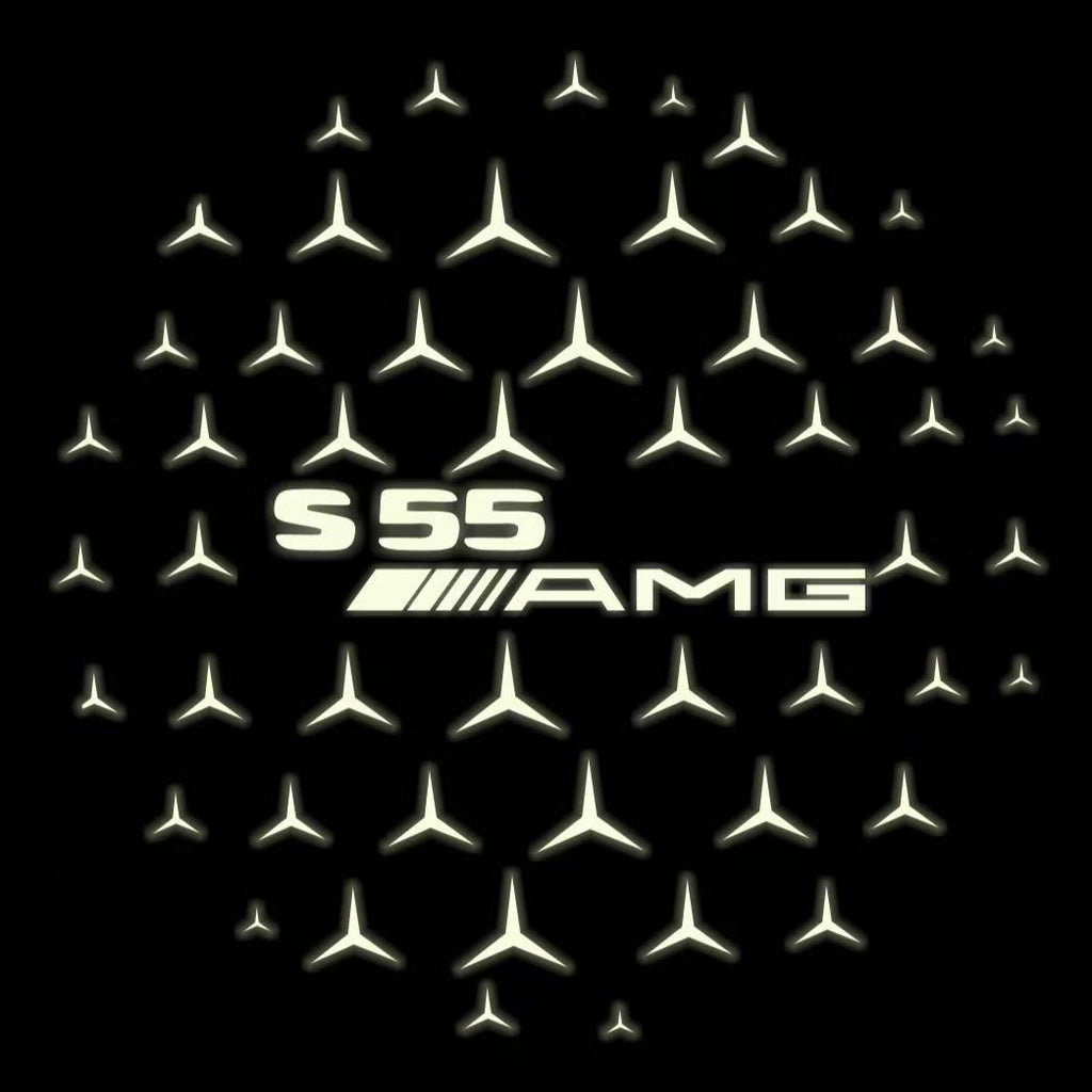 MERCEDES BENZ LOGO PROJECTOT LIGHTS Nr.03 (Menge 1 = 1 Sätze/2 Türleuchten)
