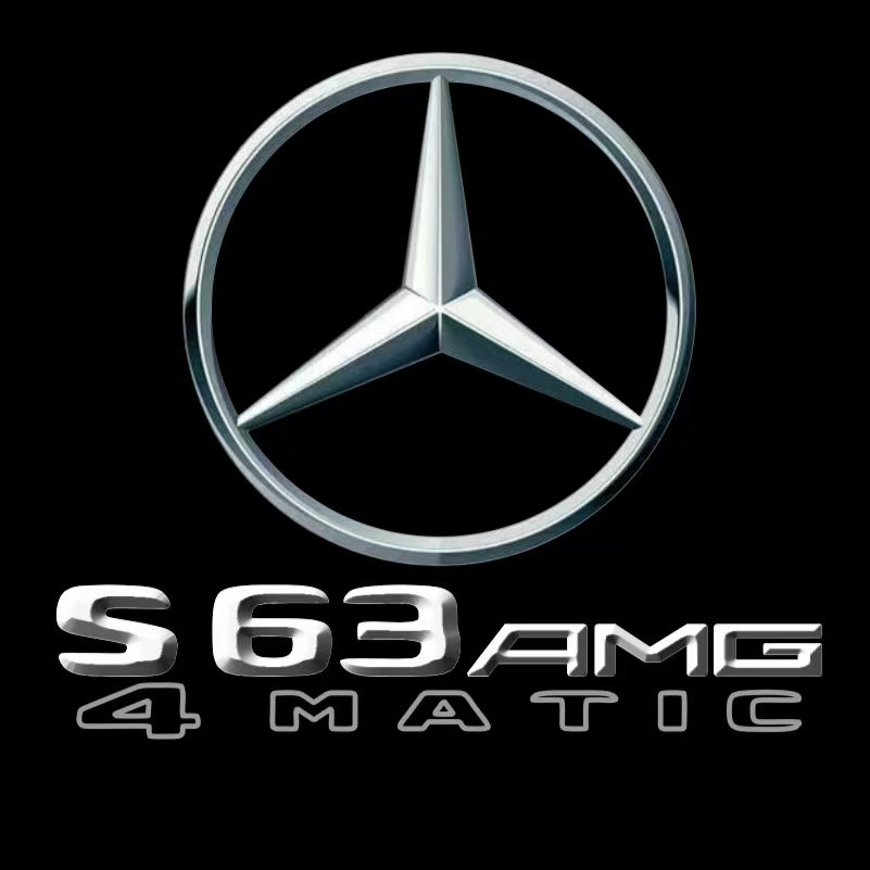 LUCI PROIETTORI LOGO MERCEDES BENZ Nr.03 (quantità 1 = 1 set / 2 luci porta)
