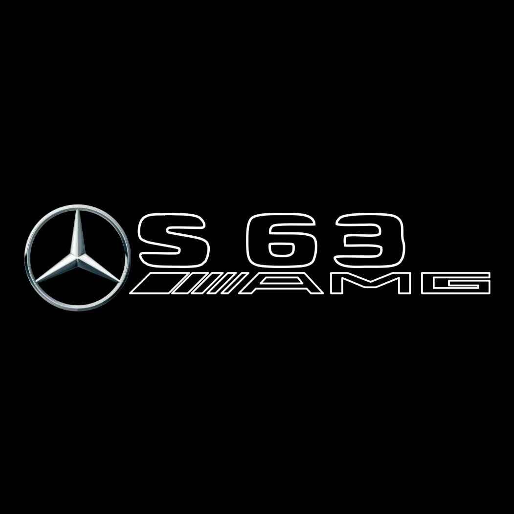 LUCI PROIETTORI LOGO MERCEDES BENZ Nr.03 (quantità 1 = 1 set / 2 luci porta)