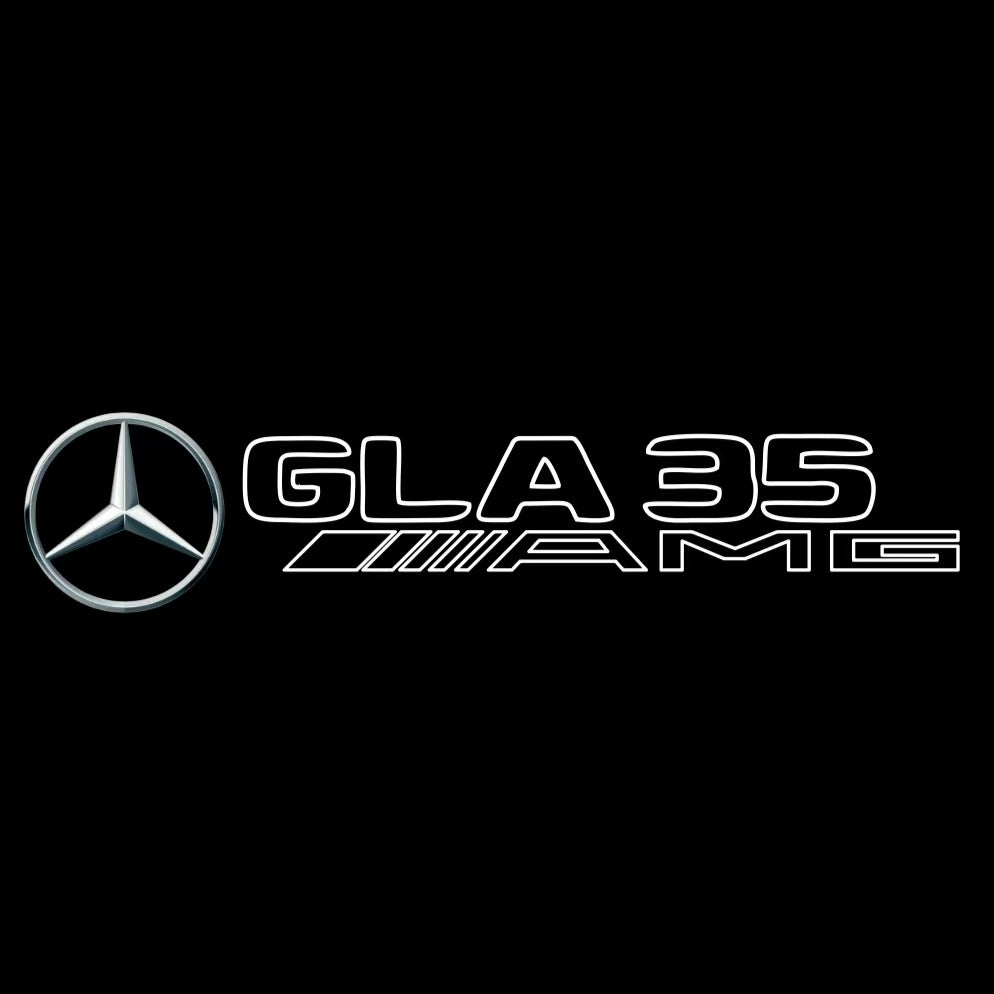 LUCI PROIETTORI LOGO MERCEDES BENZ Nr.03 (quantità 1 = 1 set / 2 luci porta)
