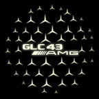 MERCEDES BENZ LOGO PROJECTOT LIGHTS Nr.03 (Menge 1 = 1 Sätze/2 Türleuchten)