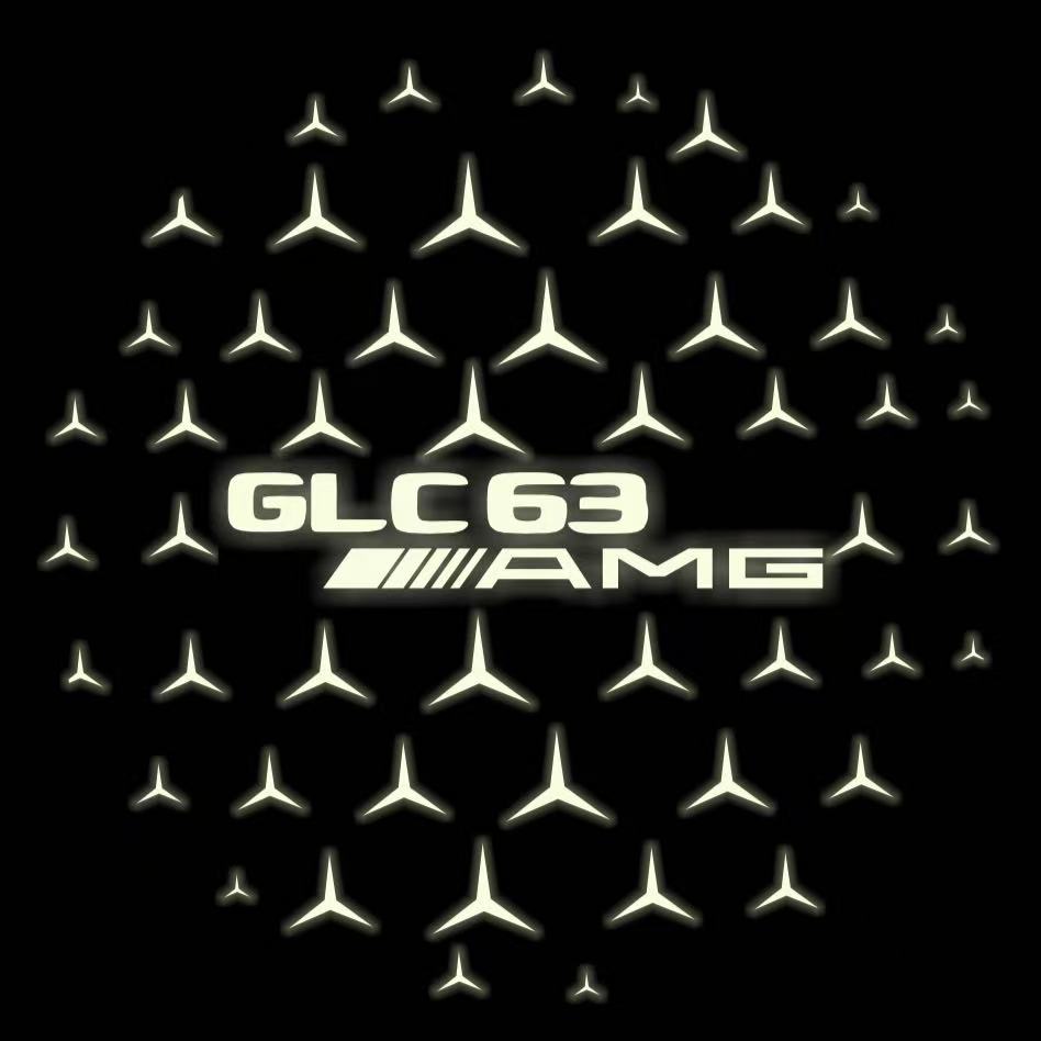 MERCEDES BENZ LOGO PROJECTOT LIGHTS Nr.03 (Menge 1 = 1 Sätze/2 Türleuchten)