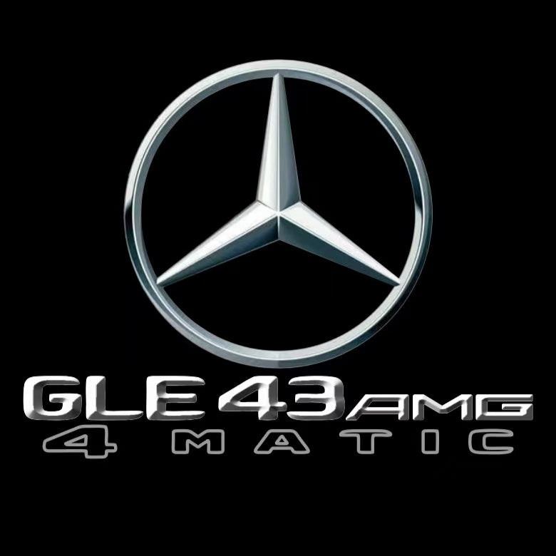 LUCI PROIETTORI LOGO MERCEDES BENZ Nr.03 (quantità 1 = 1 set / 2 luci porta)