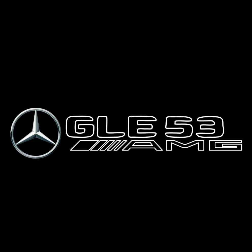LUCI PROIETTORI LOGO MERCEDES BENZ Nr.03 (quantità 1 = 1 set / 2 luci porta)