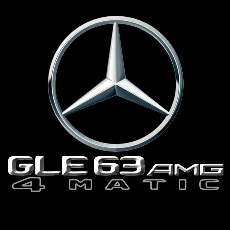 LUCI PROIETTORI LOGO MERCEDES BENZ Nr.03 (quantità 1 = 1 set / 2 luci porta)
