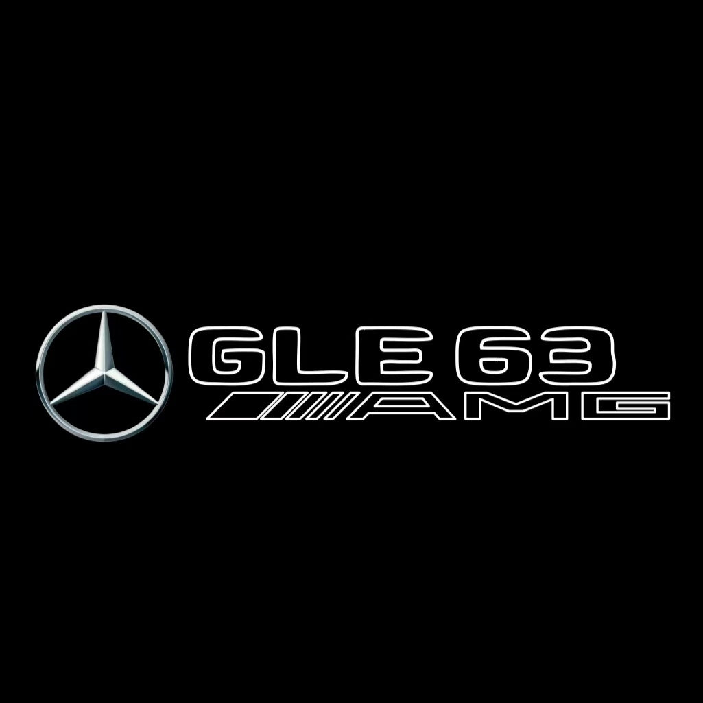 LUCI PROIETTORI LOGO MERCEDES BENZ Nr.03 (quantità 1 = 1 set / 2 luci porta)