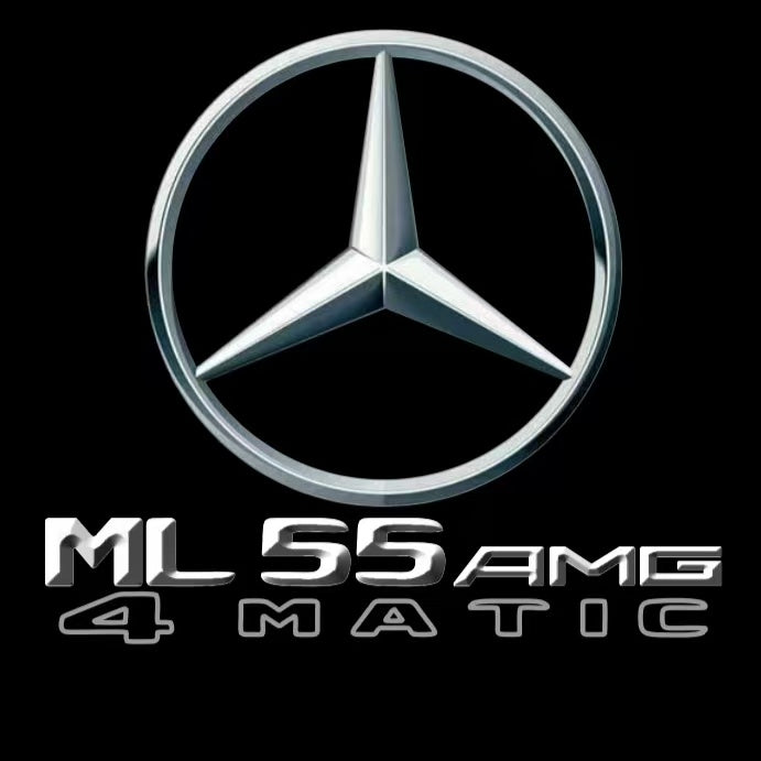 LUCI PROIETTORI LOGO MERCEDES BENZ Nr.03 (quantità 1 = 1 set / 2 luci porta)
