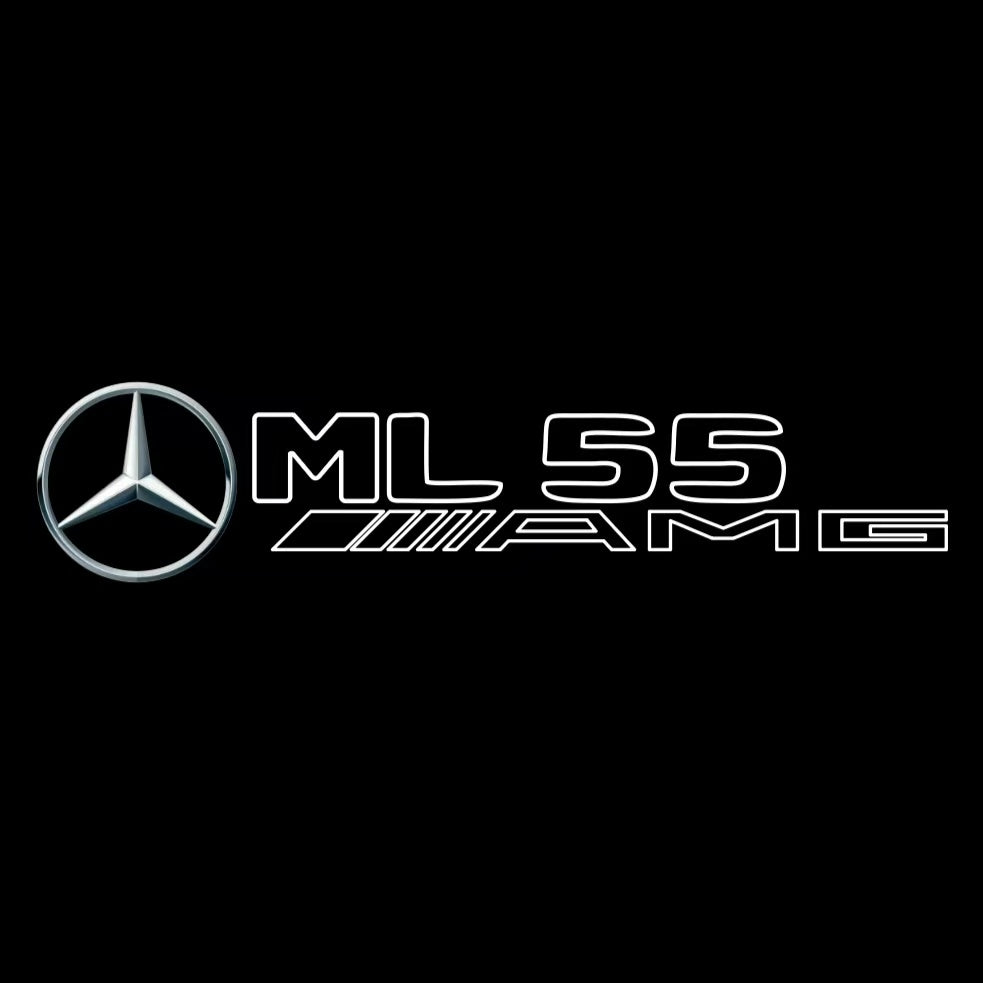 LUCI PROIETTORI LOGO MERCEDES BENZ Nr.03 (quantità 1 = 1 set / 2 luci porta)
