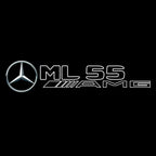 LUCI PROIETTORI LOGO MERCEDES BENZ Nr.03 (quantità 1 = 1 set / 2 luci porta)