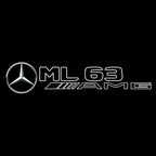 MERCEDES BENZ LOGO PROJECTOT LIGHTS Nr.03 (Menge 1 = 1 Sätze/2 Türleuchten)