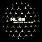 LUCI PROIETTORI LOGO MERCEDES BENZ Nr.03 (quantità 1 = 1 set / 2 luci porta)