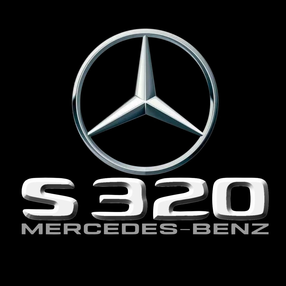 MERCEDES BENZ LOGO PROJECTOT LIGHTS Nr.03 (Menge 1 = 1 Sätze/2 Türleuchten)