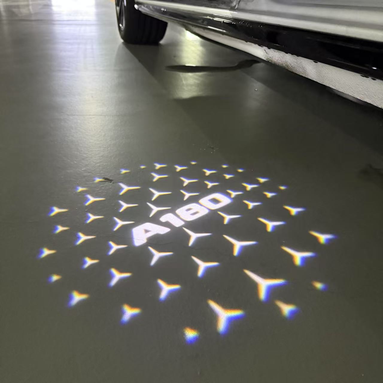 MERCEDES BENZ LOGO PROJECTOT LIGHTS Nr.03 (Menge 1 = 1 Sätze/2 Türleuchten)