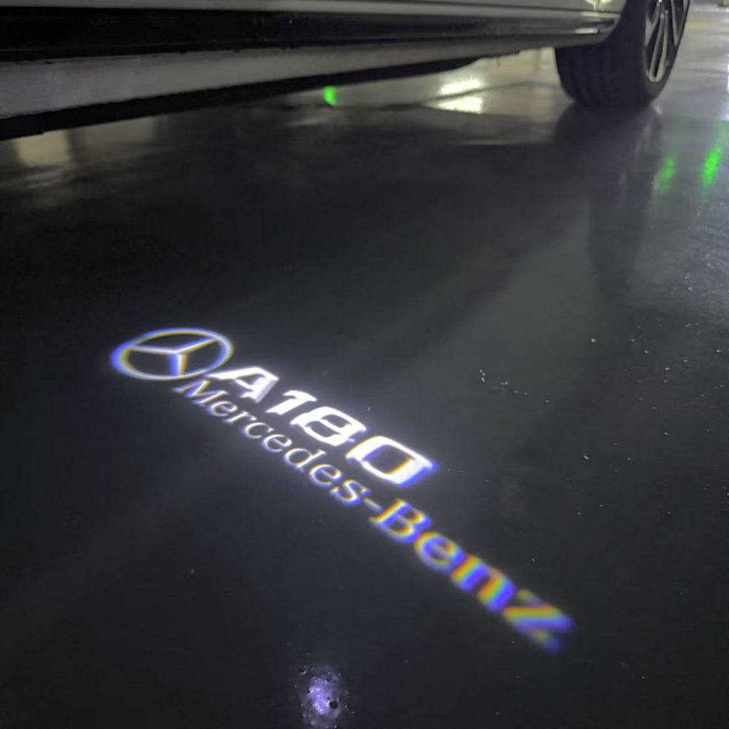 أضواء بروجكتور شعار MERCEDES BENZ رقم 03 (الكمية 1 = 1 مجموعة / 2 أضواء باب)