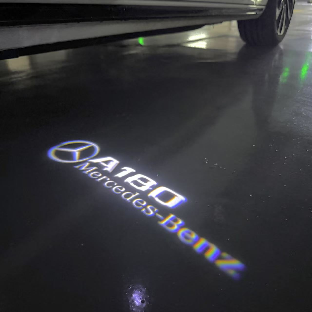 MERCEDES BENZ LOGO PROJECTOT LIGHTS Nr.03 (Menge 1 = 1 Sätze/2 Türleuchten)