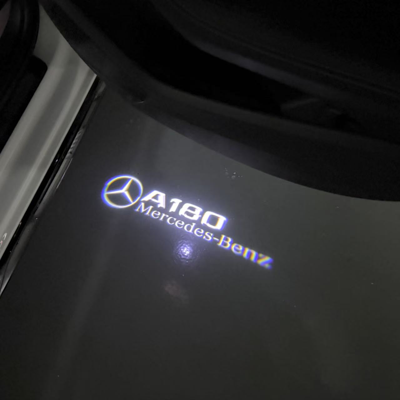 MERCEDES BENZ LOGO PROJECTOT LIGHTS Nr.03 (Menge 1 = 1 Sätze/2 Türleuchten)