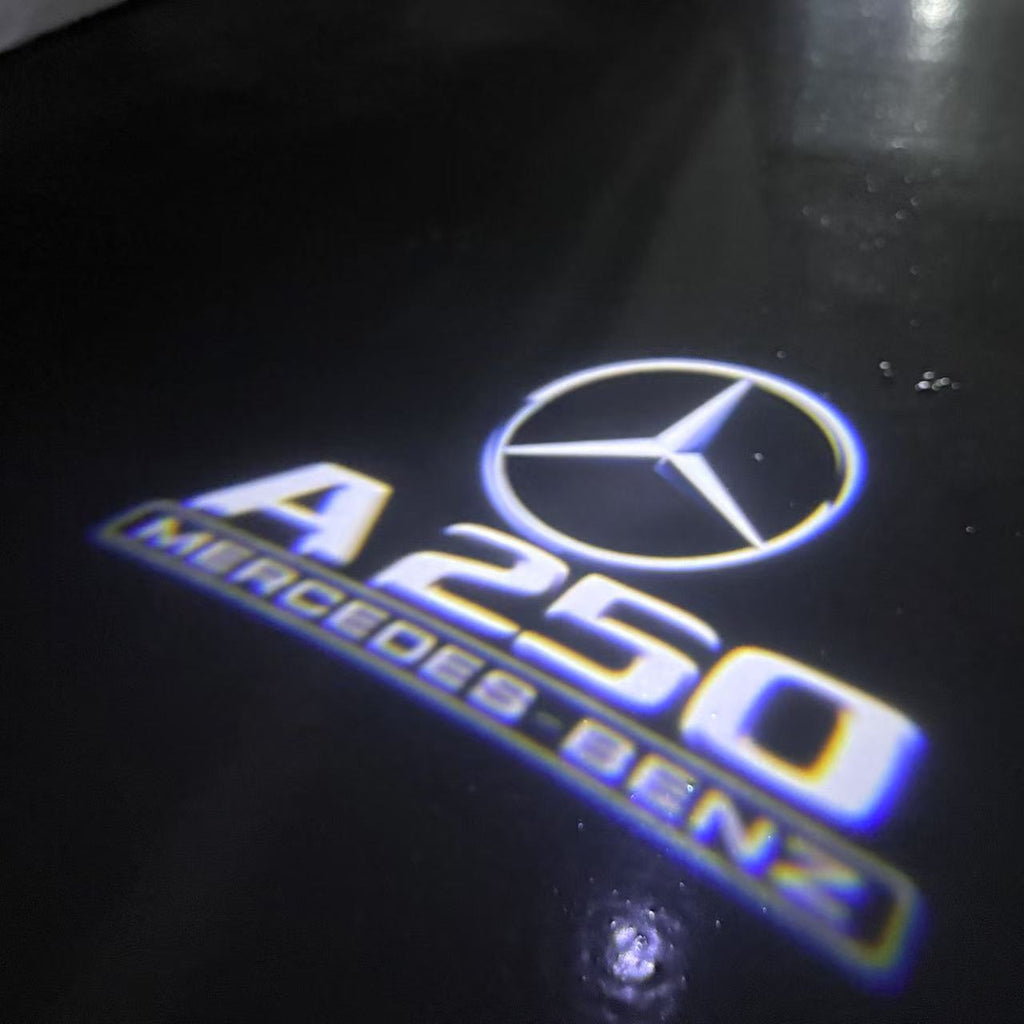 أضواء بروجكتور شعار MERCEDES BENZ رقم 03 (الكمية 1 = 1 مجموعة / 2 أضواء باب)