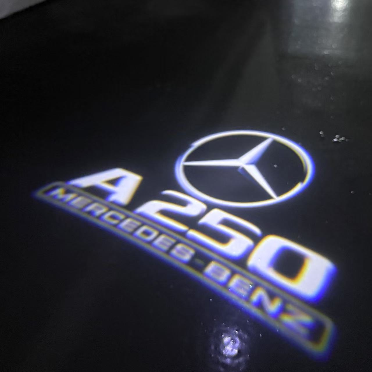 MERCEDES BENZ LOGO PROJECTOT LIGHTS Nr.03 (Menge 1 = 1 Sätze/2 Türleuchten)