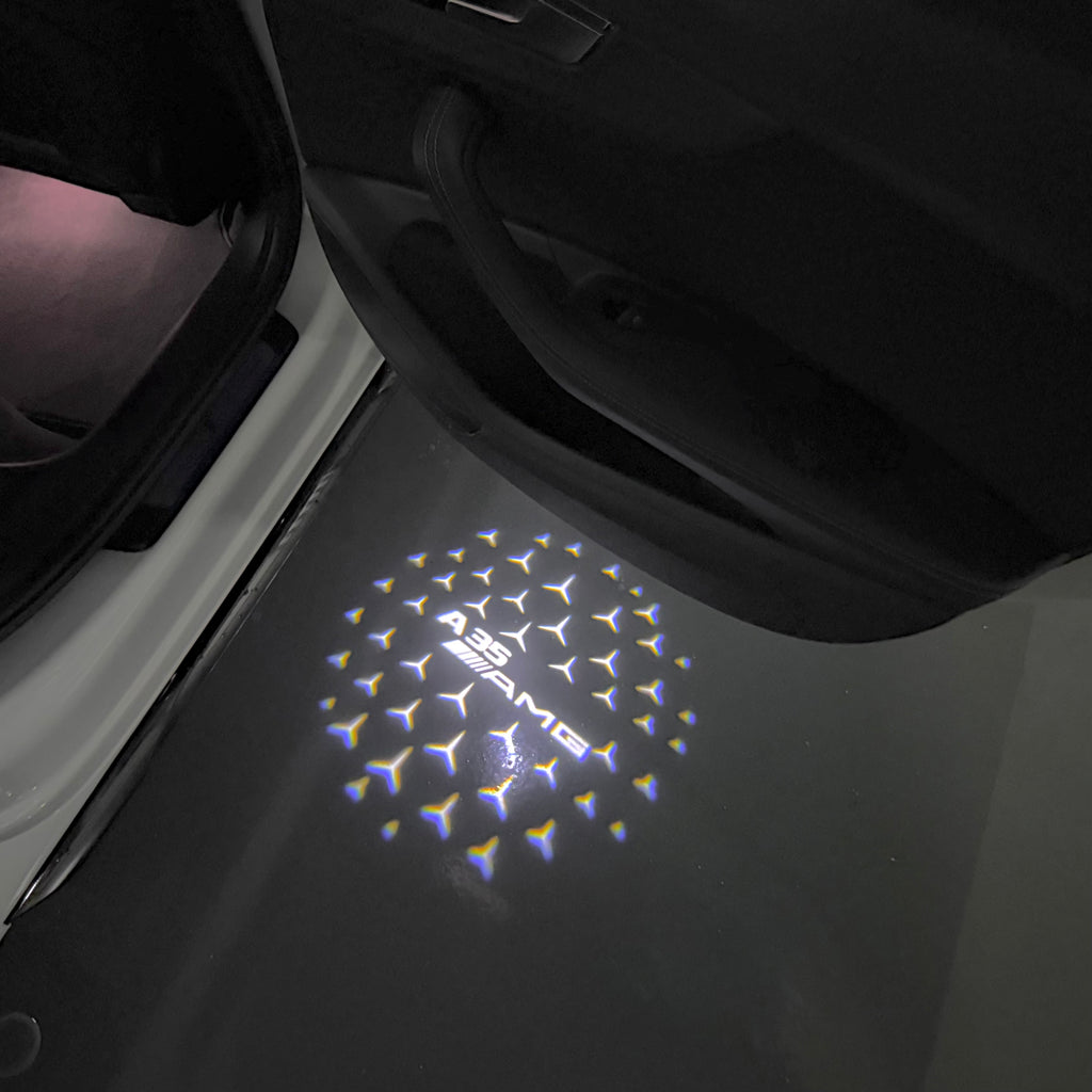 MERCEDES BENZ LOGO PROJECTOT LIGHTS Nr.03 (Menge 1 = 1 Sätze/2 Türleuchten)