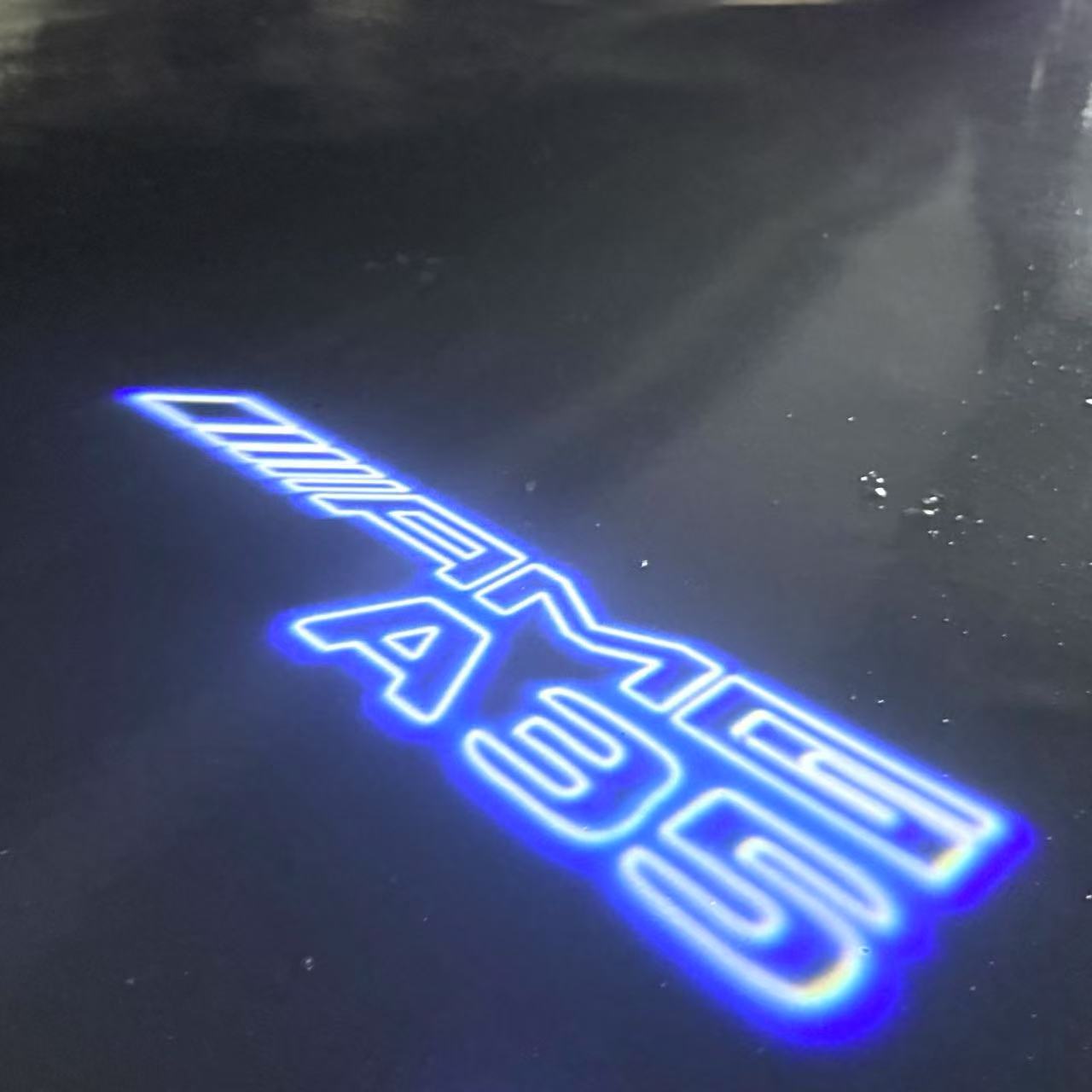 LUCI PROIETTORI LOGO MERCEDES BENZ Nr.03 (quantità 1 = 1 set / 2 luci porta)