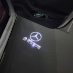 LUCI PROIETTORI LOGO MERCEDES BENZ Nr.03 (quantità 1 = 1 set / 2 luci porta)