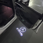 LUCI PROIETTORI LOGO MERCEDES BENZ Nr.03 (quantità 1 = 1 set / 2 luci porta)