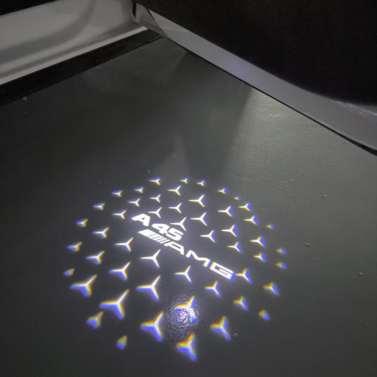MERCEDES BENZ LOGO PROJECTOT LIGHTS Nr.03 (Menge 1 = 1 Sätze/2 Türleuchten)