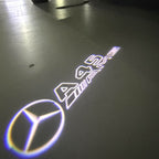 أضواء بروجكتور شعار MERCEDES BENZ رقم 03 (الكمية 1 = 1 مجموعة / 2 أضواء باب)