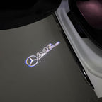 أضواء بروجكتور شعار MERCEDES BENZ رقم 03 (الكمية 1 = 1 مجموعة / 2 أضواء باب)
