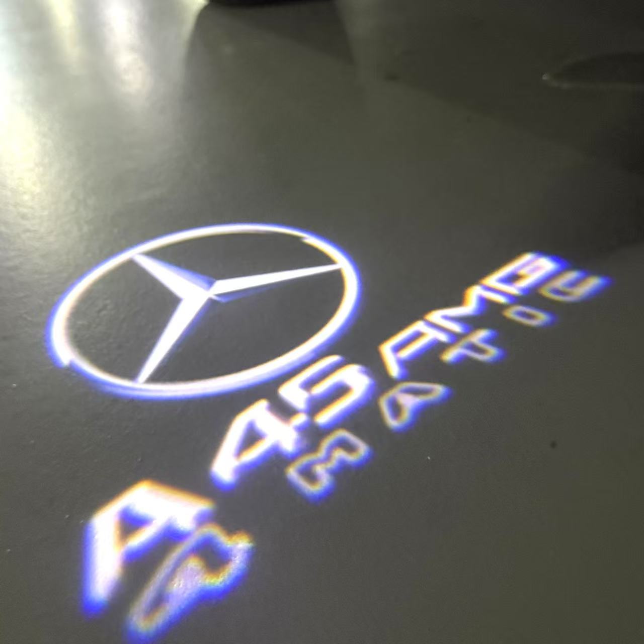 MERCEDES BENZ LOGO PROJECTOT LIGHTS Nr.03 (Menge 1 = 1 Sätze/2 Türleuchten)
