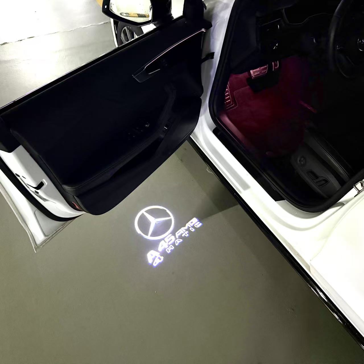 MERCEDES BENZ LOGO PROJECTOT LIGHTS Nr.03 (Menge 1 = 1 Sätze/2 Türleuchten)