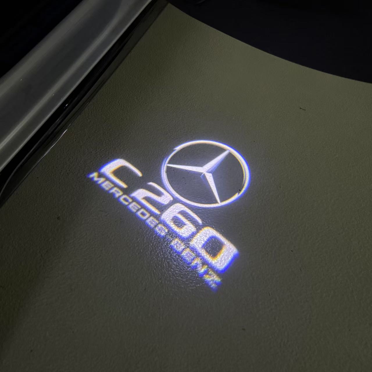MERCEDES BENZ LOGO PROJECTOT LIGHTS Nr.03 (Menge 1 = 1 Sätze/2 Türleuchten)