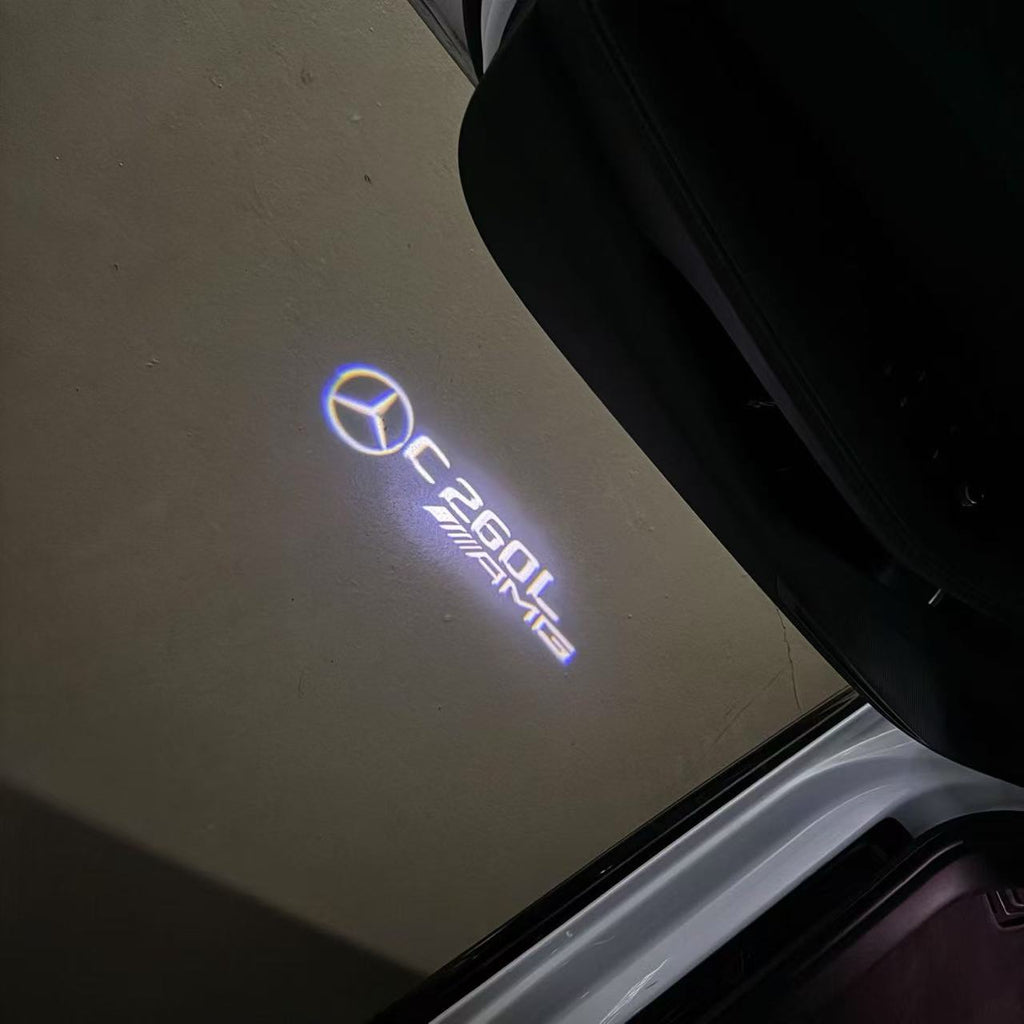 MERCEDES BENZ LOGO PROJECTOT LIGHTS Nr.03 (Menge 1 = 1 Sätze/2 Türleuchten)