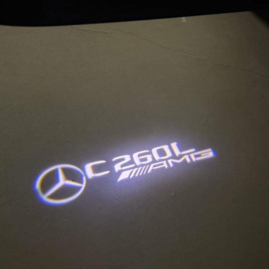 MERCEDES BENZ LOGO PROJECTOT LIGHTS Nr.03 (Menge 1 = 1 Sätze/2 Türleuchten)