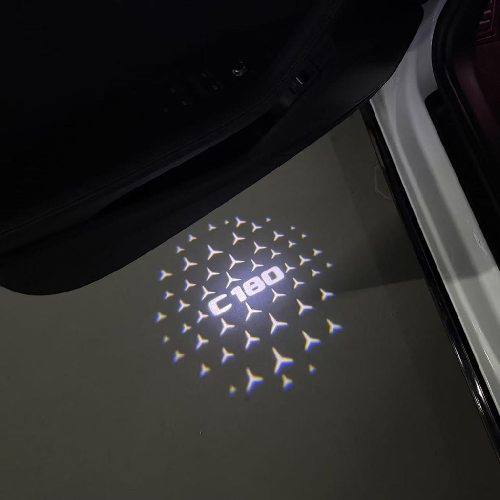 MERCEDES BENZ LOGO PROJECTOT LIGHTS Nr.03 (Menge 1 = 1 Sätze/2 Türleuchten)
