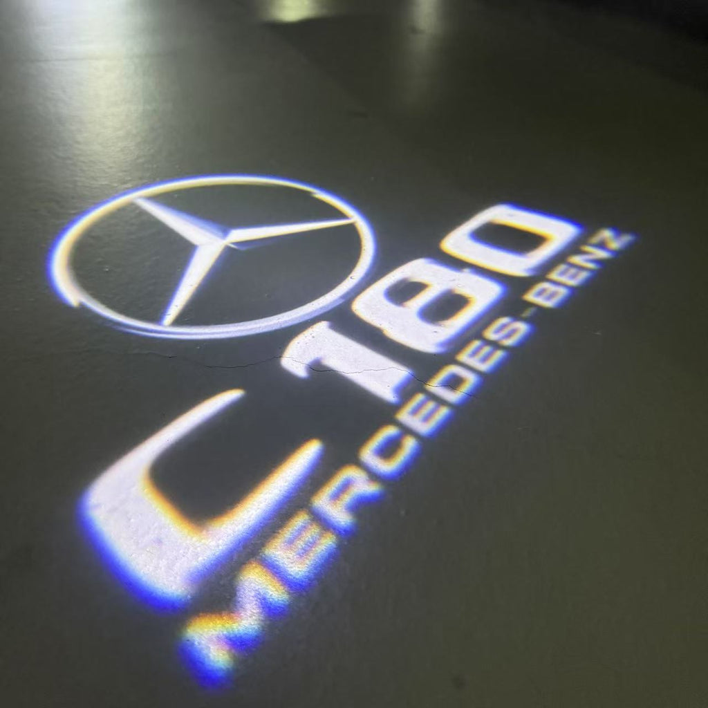 MERCEDES BENZ LOGO PROJECTOT LIGHTS Nr.03 (Menge 1 = 1 Sätze/2 Türleuchten)