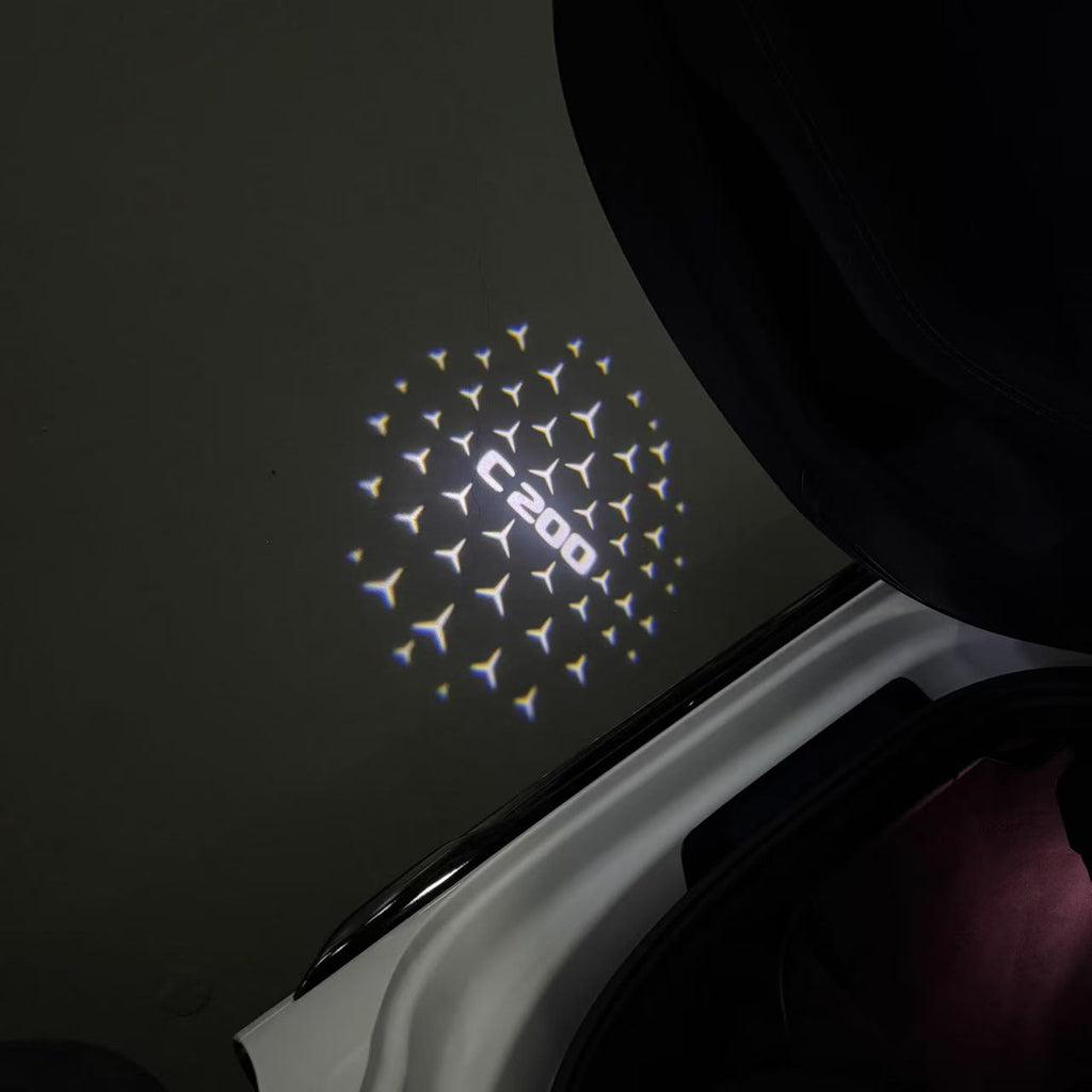 MERCEDES BENZ LOGO PROJECTOT LIGHTS Nr.03 (Menge 1 = 1 Sätze/2 Türleuchten)
