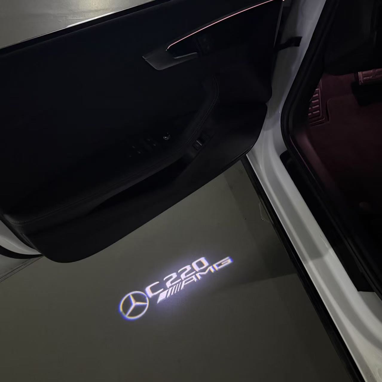MERCEDES BENZ LOGO PROJECTOT LIGHTS Nr.03 (Menge 1 = 1 Sätze/2 Türleuchten)