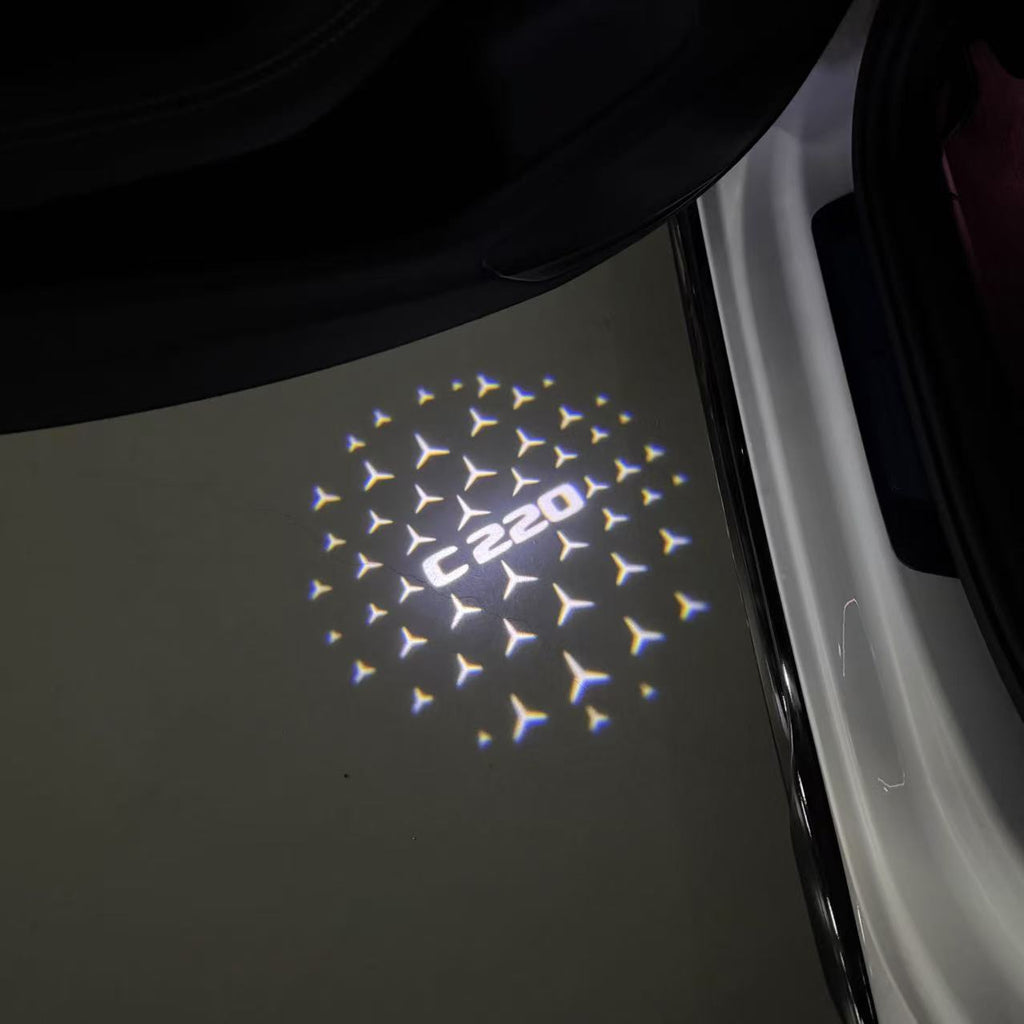 MERCEDES BENZ LOGO PROJECTOT LIGHTS Nr.03 (Menge 1 = 1 Sätze/2 Türleuchten)