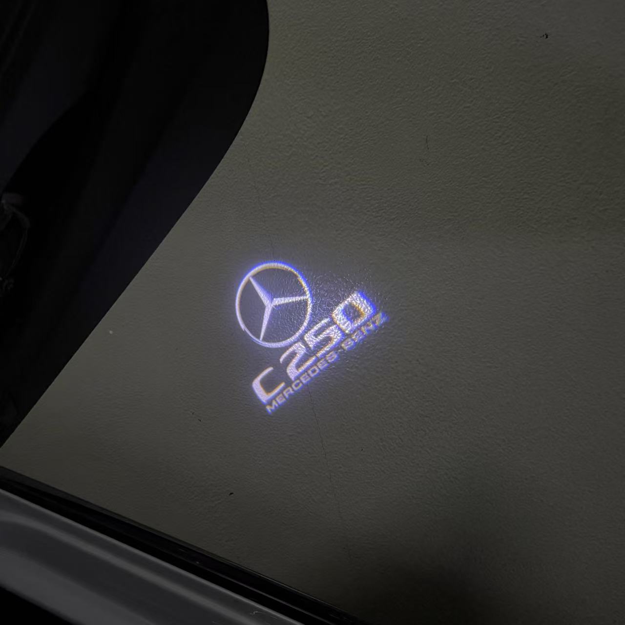 MERCEDES BENZ LOGO PROJECTOT LIGHTS Nr.03 (Menge 1 = 1 Sätze/2 Türleuchten)
