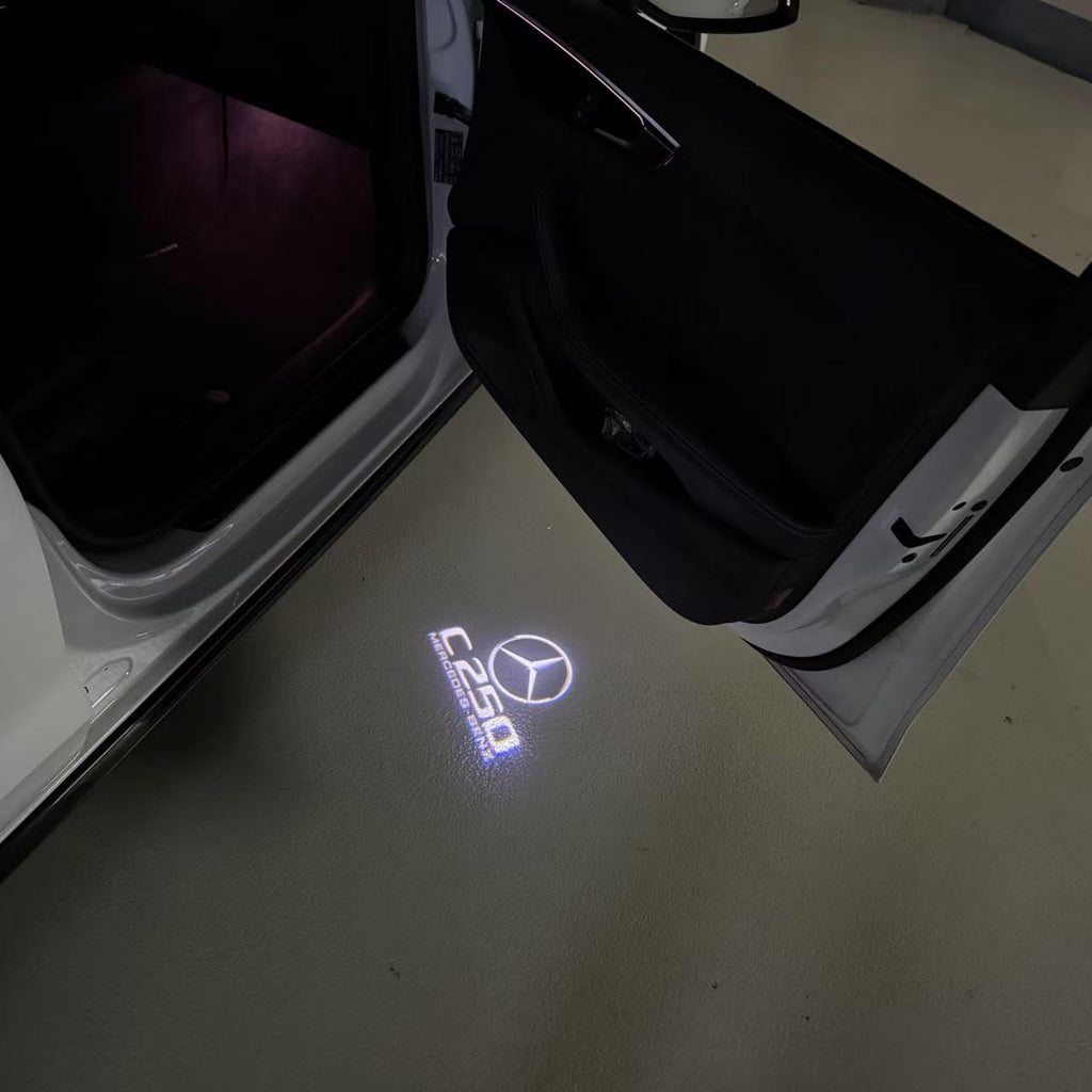 MERCEDES BENZ LOGO PROJECTOT LIGHTS Nr.03 (Menge 1 = 1 Sätze/2 Türleuchten)