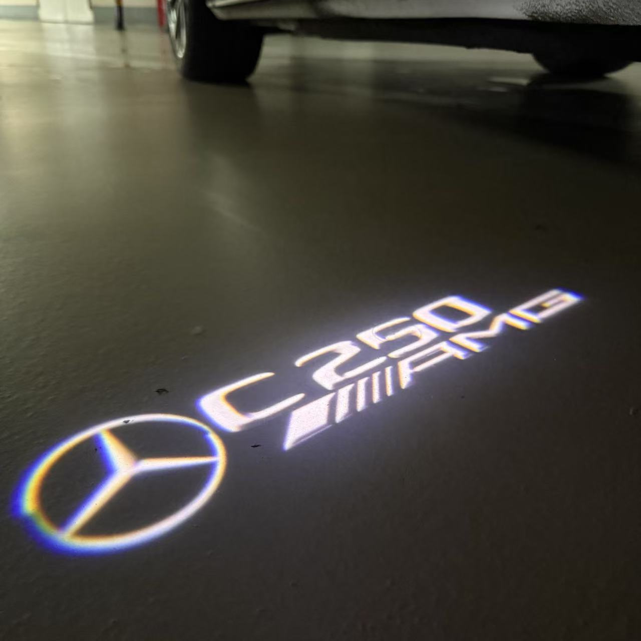 MERCEDES BENZ LOGO PROJECTOT LIGHTS Nr.03 (Menge 1 = 1 Sätze/2 Türleuchten)