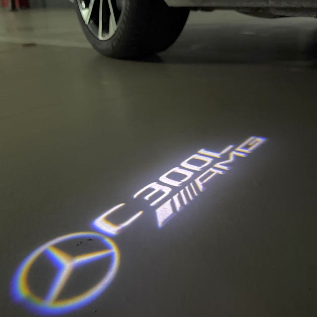 MERCEDES BENZ LOGO PROJECTOT LIGHTS Nr.03 (Menge 1 = 1 Sätze/2 Türleuchten)
