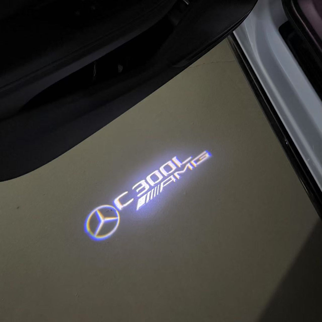 MERCEDES BENZ LOGO PROJECTOT LIGHTS Nr.03 (Menge 1 = 1 Sätze/2 Türleuchten)