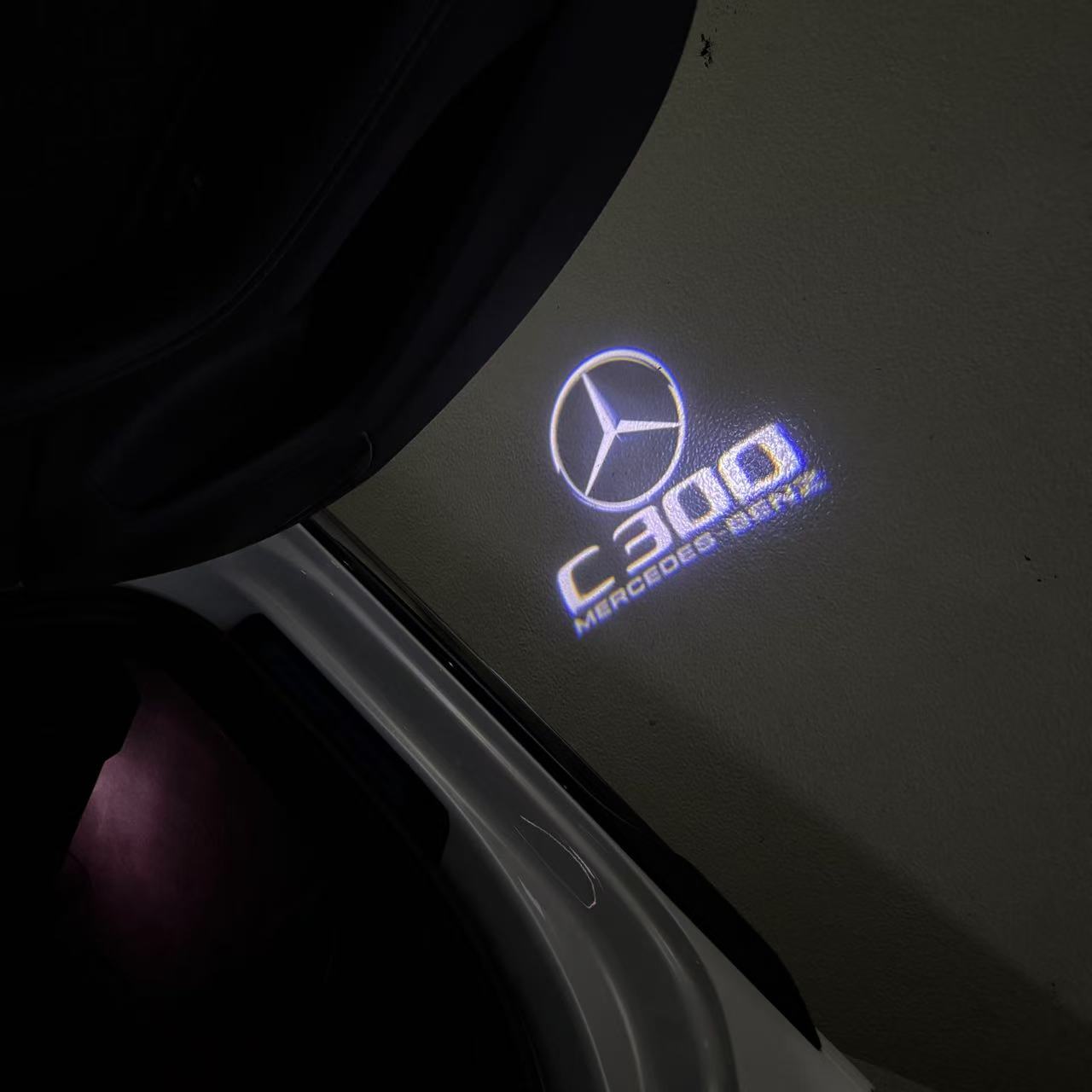 MERCEDES BENZ LOGO PROJECTOT LIGHTS Nr.03 (Menge 1 = 1 Sätze/2 Türleuchten)
