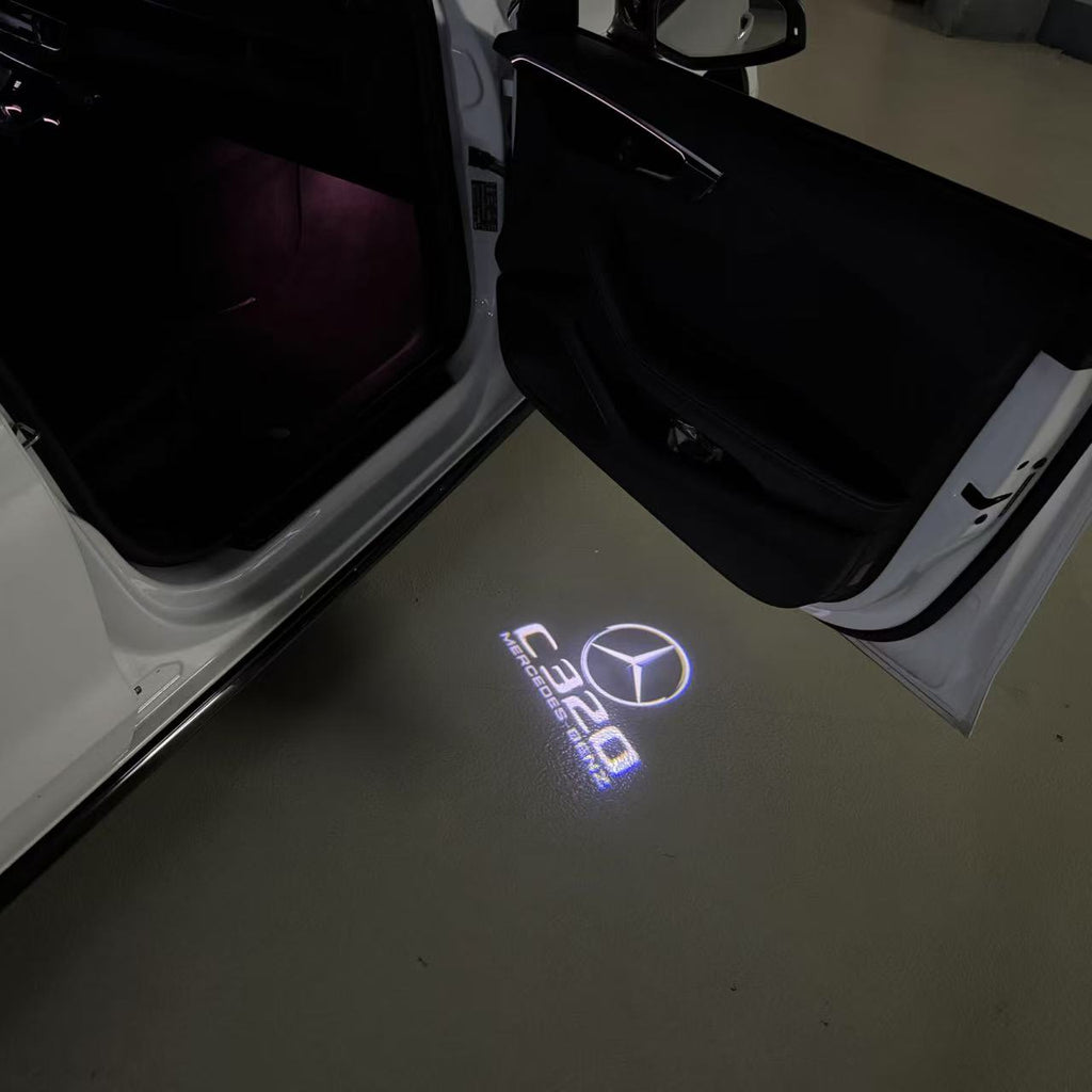 MERCEDES BENZ LOGO PROJECTOT LIGHTS Nr.03 (Menge 1 = 1 Sätze/2 Türleuchten)
