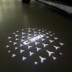 LUCI PROIETTORI LOGO MERCEDES BENZ Nr.03 (quantità 1 = 1 set / 2 luci porta)