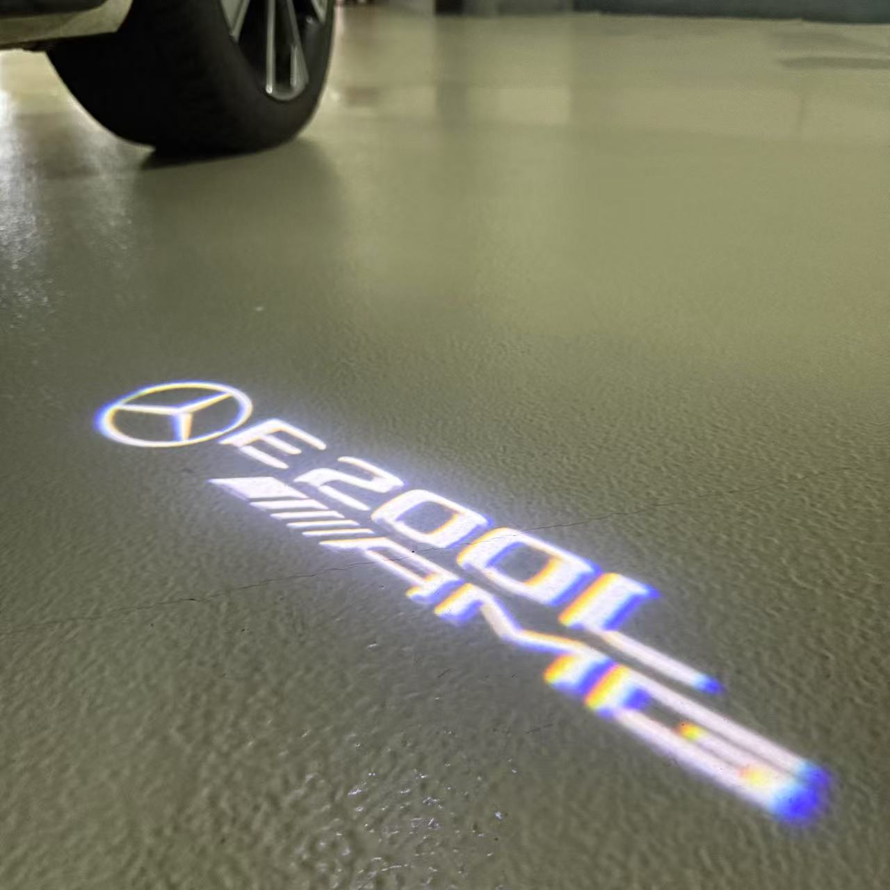 MERCEDES BENZ LOGO PROJECTOT LIGHTS Nr.03 (Menge 1 = 1 Sätze/2 Türleuchten)